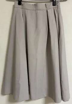 Honeys フレアスカート 64丈 S ベージュ