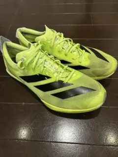 アディゼロフィネススパイク 蛍光黄色26.5