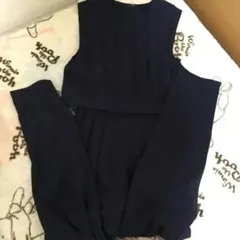 【オケージョン】アパートバイローリーズ　ネイビー　オールインワン♡