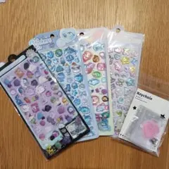 ぷっくり ぷくぷく 立体シール ミニシール帳 セット売り おまけ付き ⑦