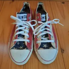 ヴィンテージ USA製 コンバースオールスター スターアンドストライプ　星条旗