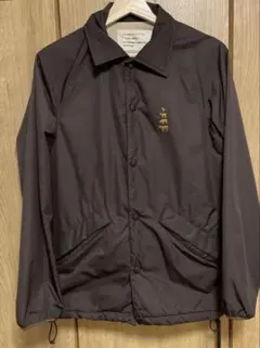 A17399 未使用 マウンテンリサーチ ナイロンコーチジャケット ブラック L A17399 未使用 マウンテンリサーチ ナイロンコーチジャケット ブラック