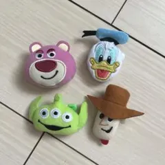 ドナルド ロッツォ リトルグリーメン ウッディ ぬいぐるみバッチ 4点セット