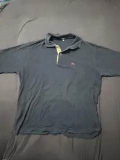 BURBERRY ブラック ポロシャツ XL