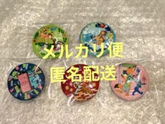 Disney刺繍缶バッチ　ズートピア他　ディズニー5個セット