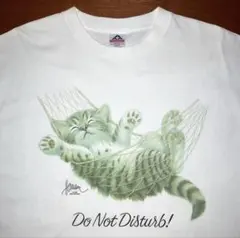 【即日配送】90s AAA Vintage Cat T-Shirt 短丈のサムネイル