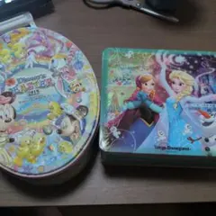 ディズニー クッキー缶 2点セット