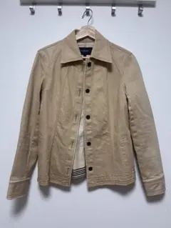 BURBERRY バーバリー デニムジャケット ベージュ美シルエット レディース