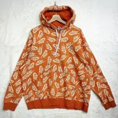 NIKE ナイキ　オレンジ　パーカーロゴ