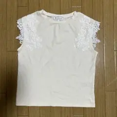 ロペピクニック/ROPÉ PICNIC/ノースリーブ/リブ/レース/ホワイト