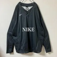 NIKE ナイキ　ナイロンプルオーバー　ナイロンジャケット　スナップボタン付き