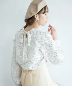 Heather ドットブラウス
