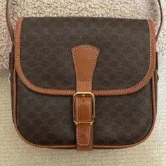 CELINE セリーヌ ビンテージ ショルダーバッグ マカダム柄