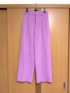 【美品✨GU】インタックワイドパンツ