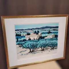 水彩画 原画 ハイデルベルク額装Hiroshi Ikeda サイン有美術館関連 水彩画 原画 ハイデルベルク額装Hiroshi Ikeda サイン有美術館関連