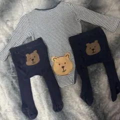 最終値下げ Babygap くま タイツ ロンパース