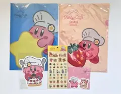 カービィカフェグッズ5点セット　クリアファイル　シール　ステッカー　博多限定