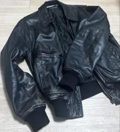 w*b様 【正規品】 GIORGIO ARMANI レザージャケット ブラックのサムネイル