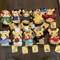 ポケモンセンター限定　マンスリーピカチュウ ぬいぐるみ　まとめ売り