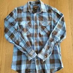 BANANA REPUBLIC チェック柄長袖シャツ S