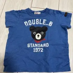 DOUBLE.B ミキハウス ベア Tシャツ 80cm