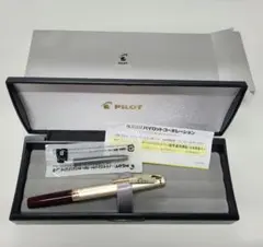 パイロット万年筆 18K 革巻き PILOT 昭和レトロ 激レア！ - メルカリ