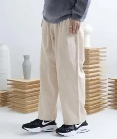 sense ofplace コーデュロイワイドパンツ