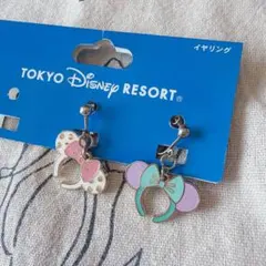 東京ディズニーリゾート ミニーマウス イヤリング 2個セット