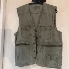 TOPARCH オリーブグリーン ベスト