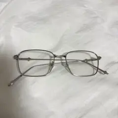 실버 프레임 스퀘어 다테 안경