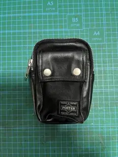 PORTER ブラック ベルトポーチ