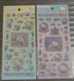 サンリオ ハローキティスマイル ぷっくりシール ハローキティ（乙姫・人魚）