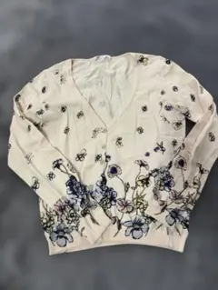 レベッカテイラー　レディース　花柄　カーディガン　M