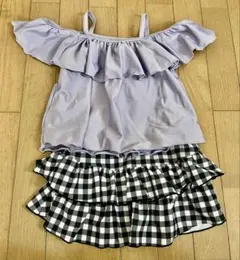 フリル付きセパレート水着 120cm デビロック