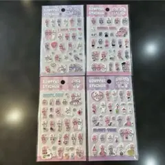 海外製　エスターバニー シールセット 4枚　ぷっくりシール