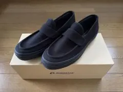 【新品・未使用】moonstarコットン スエード ローファー /LOAFY W