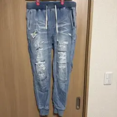 #Re:room ダメージ加工 ジョガーパンツ