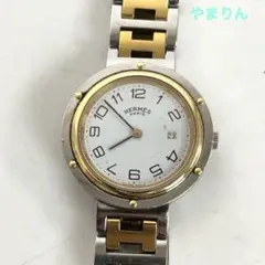 HERMES エルメス クリッパー レディース 腕時計 コンビ 白文字盤のサムネイル