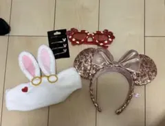 まとめ売り4点　ディズニー　ミニー　カチューシャ　サングラス