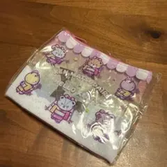 マツケンサンバ×ハローキティ クリアラメポーチ パープル