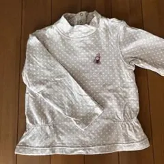 ファミリア familiar 長袖 ハイネック カットソー Tシャツ 120