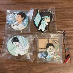 ハイキュー 岩泉一 ペイントスーツ ダッシュ 缶バッジ ゆらゆらアクリルスタンド