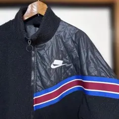 NIKE ナイキ　キルティング　ボアジャケット　ブラック