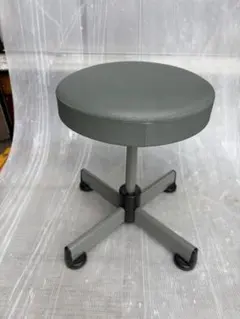 未使用】ノーリツイス 作業 椅子 スツール 丸椅子 病院 介護 レトロ