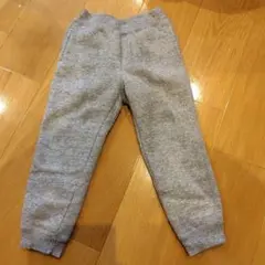 美品 110 グレー ボア スウェット パンツ ジョガー