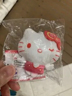 ◎即購入　ハローキティ　ぬいぐるみ　ボールチェーン　キーホルダー ガチャガチャ