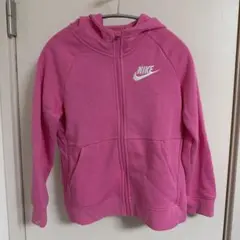 美品 NIKE フルジップ パーカー ピンク Mサイズ 150 ナイキ