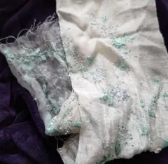 花柄刺繍ストール・ショール