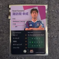 横浜F・マリノス 諏訪間幸成 トレーディングカード