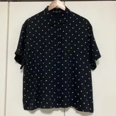 ユニクロ　レーヨンブラウス(ドット) XLサイズ